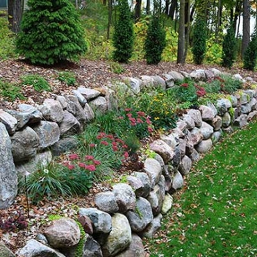 Front Yard Retaining Wall