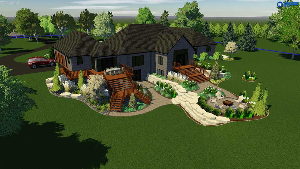 Design Backyard Reflections, Minnesota Green Landscape Ideas