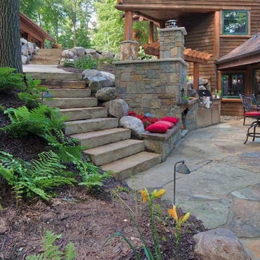 Outdoor Stone Staircase
