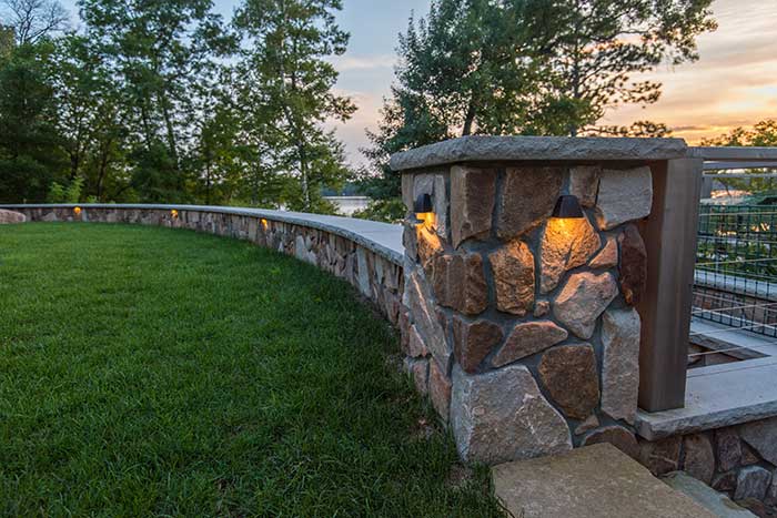 Retaining Wall Lighting